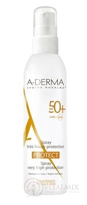 A-DERMA PROTECT SPRAY SPF50 + sprej (křehká fragilní kůže) 1x200 ml