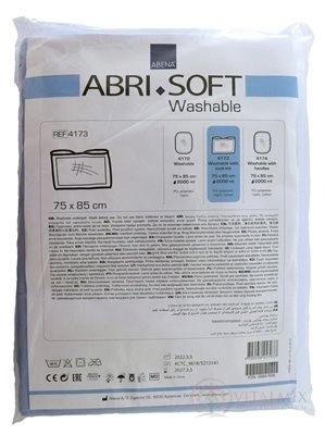Abena ABRI SOFT Washable pratelná podložka se záložkami, 75x85 cm, 1x1 ks