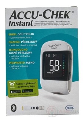 ACCU-CHEK Instant Glukometr sada pro monitorování krevní glukózy (inov.2021) 1x1 ks