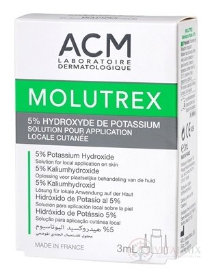 ACM MOLUTREX roztok na ošetření kontagiózneho moluska 1x3 ml