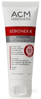 ACM SÉBIONEX.K Keratoregulačný KRÉM na problematickou pleť 1x40 ml