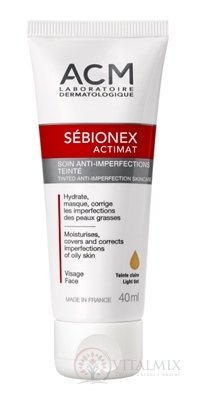 ACM SÉBIONEX Actimel Tónovaný krém na problematickou pleť 1x40 ml