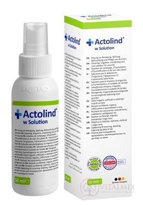 Actolind w Solution roztok ve spreji na akutní, chronické a infikované rány, 1x50 ml
