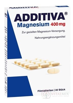 ADDITIVA Magnesium 400 mg tbl 1x30 ks