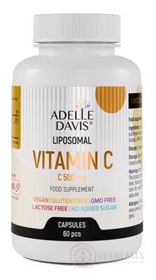 Adelle Davis Liposomal VITAMIN C 500 mg cps 1x60 ks