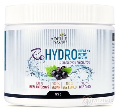 ADELLE DAVIS ReHYDRO prášek s rybízovou příchutí 1x129 g