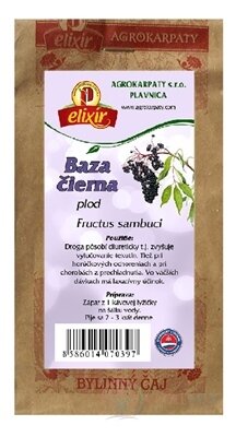 AGROKARPATY BAZA ČERNÁ plod bylinný čaj 1x30 g