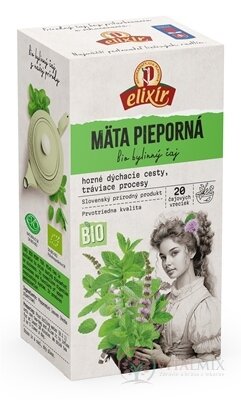 AGROKARPATY BIO Máta peprná bylinný čaj, čistý přír. produkt, 20x2 g (40 g)