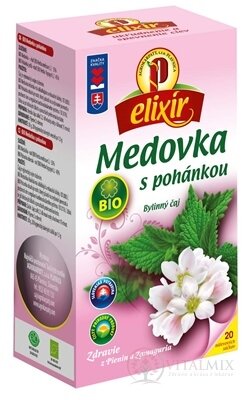 AGROKARPATY BIO Meduňka s pohankou bylinný čaj, balené sáčky, 20x1,5 g (30 g)