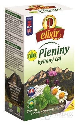 AGROKARPATY BIO Pieniny bylinný čaj, čistý přírodní produkt 20x1,5 g (30 g)