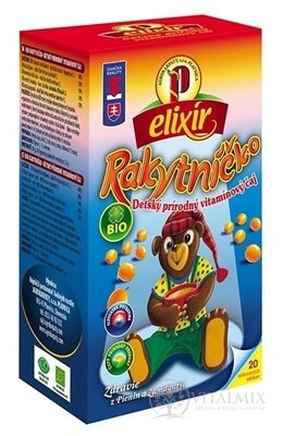 AGROKARPATY BIO RAKYTNÍČEK dětský vitamínový čaj, balené sáčky, 20x1,5 g (30 g)