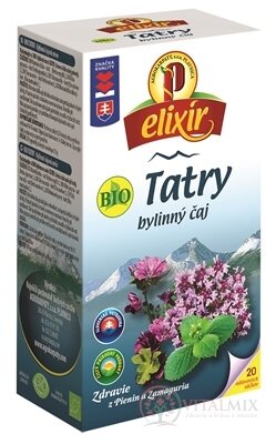 AGROKARPATY BIO Tatry bylinný čaj, čistý přírodní produkt 20x1,5 g (30 g)