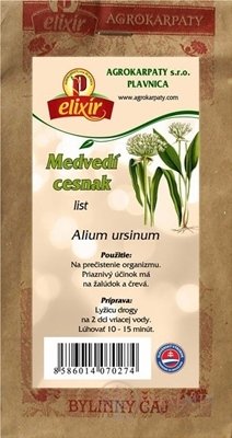 AGROKARPATY Česnek medvědí list bylinný čaj 1x30 g