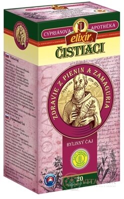AGROKARPATY Cypriána, ČISTÍCÍ bylinný čaj, čistý přírodní produkt, 20x2 g (40 g)