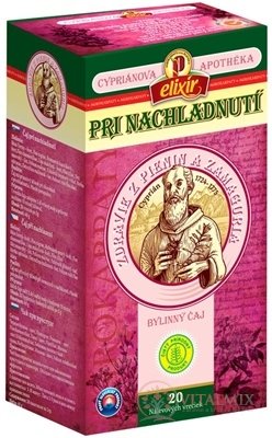 AGROKARPATY Cypriána, při nachlazení bylinný čaj, čistý přírodní produkt, 20x2 g (40 g)