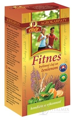 AGROKARPATY FITNES čaj se ženšenem čistý přírodní produkt, 20x2 g (40 g)