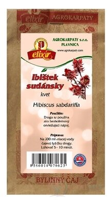 AGROKARPATY IBIŠTEK SUDÁNSKÝ květ bylinný čaj 1x30 g