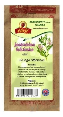 AGROKARPATY JESTRABINA LÉKAŘSKÁ nať bylinný čaj 1x30 g