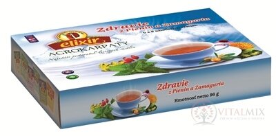 AGROKARPATY kazeta ZDRAVÍ Z Pienin A Zamaguria bylinný čaj (6x8) 48 nálevových sáčků po 2 g (96 g)