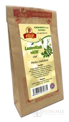 AGROKARPATY LASTOVIČNÍK VĚTŠÍ nať bylinný čaj 1x30 g