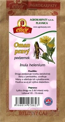 AGROKARPATY OMAN PRAVÝ kořen bylinný čaj 1x30 g