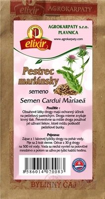 AGROKARPATY PESTREC MARIÁNSKÝ semeno bylinný čaj 1x100 g