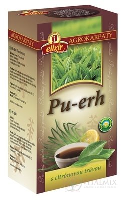 AGROKARPATY PU-ERH s citronovou trávou čaj 20x1 g (20 g)
