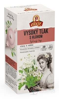AGROKARPATY VYSOKÝ TLAK čaj s hlohem bylinný čaj, čistý přírodní produkt, 20x2 g (40 g)