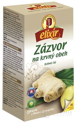 AGROKARPATY ZÁZVOR na krevní oběh bylinný čaj, balené sáčky, 20x1,5 g (30 g)