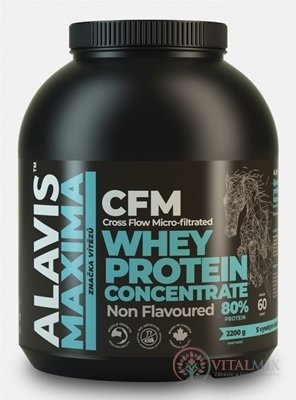ALAVIS MAXIMA Syrovátkový proteinový koncentrát 80% prášek 1x2200 g
