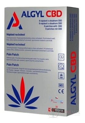 ALGYL CBD Náplast na bolest 1x8 ks