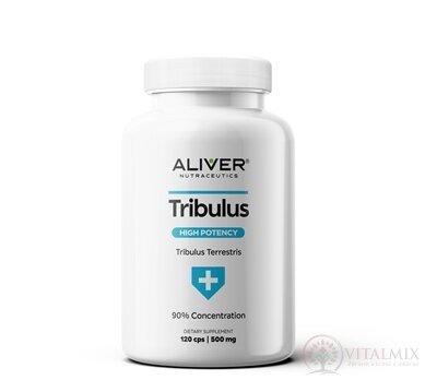 ALIVER Kotvičník zemní cps (Tribulus Terrestris 90% extrakt) 1x120 ks