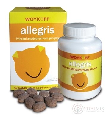 allegris tbl CANIS se sýrovou příchutí 1x60 ks
