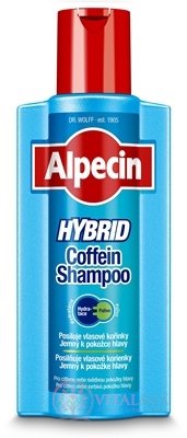 ALPECIN HYBRID Coffein Shampoo kofeinový šampon pro suchou, svědivou pokožku hlavy 1x375 ml
