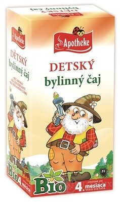 APOTHEKE BIO DĚTSKÝ BYLINNÝ ČAJ nálevové sáčky (od ukončeného 4. měsíce) 20x1,5 g (30 g)