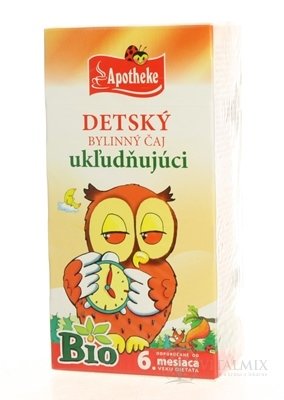 APOTHEKE BIO DĚTSKÝ BYLINNÝ ČAJ uklidňující nálevové sáčky (od ukončeného 6. měsíce) 20x1,5 g (30 g)