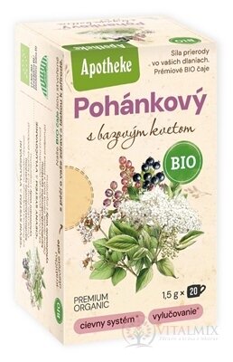 APOTHEKE BIO SELECTION Pohankový BYLINNÝ ČAJ 20x1,5 g (30 g)
