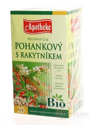 APOTHEKE BIO SELECTION BYL. ČAJ Pohankový S raci. 20x1,5 g (30 g)