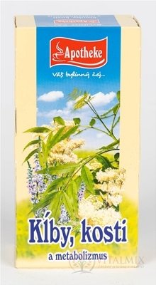 APOTHEKE ČAJ KLOUBY, KOSTI A METABOLISMUS bylinná směs v nálevových sáčcích 20x1,5 g (30 g)