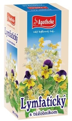 APOTHEKE ČAJ LYMFATICKÝ S TOužEBNÍKEM bylinný čaj v nálevových sáčcích 20x1,5 g (30 g)