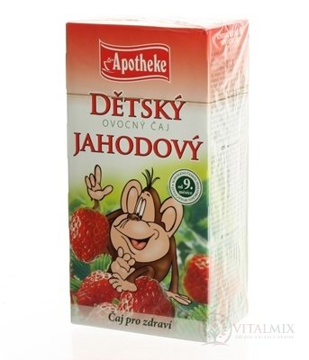 APOTHEKE DĚTSKÝ OVOCNÝ ČAJ JAHODOVÝ (od ukončeného 9. měsíce) 20x2 g (40 g)