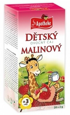 APOTHEKE DĚTSKÝ OVOCNÝ ČAJ MALINOVÝ (vhodné pro děti od 3 let) 20x2 g (40 g)