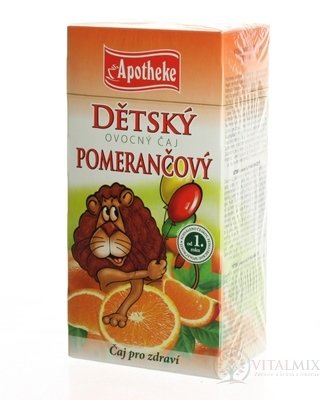 APOTHEKE DĚTSKÝ OVOCNÝ ČAJ POMERANČOVÝ (od 1. roku) 20x2 g (40 g)