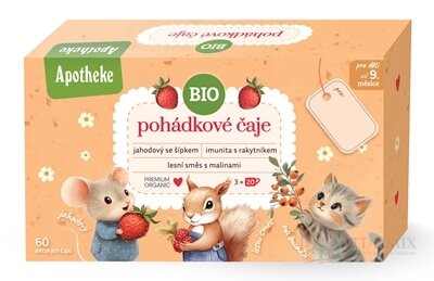 APOTHEKE KOLEKCE Pohádkové čaje BIO ovocné a bylinné čaje (3 druhy) v nálevových sáčcích 3x20 ks (60 ks)