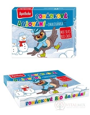 APOTHEKE KOLEKCE Pohádkové čajování BIO ovocné a bylinné čaje v nálevových sáčcích + omalovánka (inov.2022) 1x30 ks