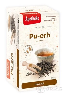 APOTHEKE PREMIER Pu-erh pravý černý čaj v nálevových sáčcích 20x2 g (40 g)