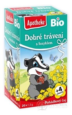 APOTHEKE ROZPRÁVKA Dobré trávení s fenyklem Bio bylinný čaj (od ukončeného 4. měsíce) 20x1,5 g (30 g)