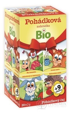 APOTHEKE POHÁDKA Pohádková zahrádka Bio bylinný čaj (od ukončeného 9. měsíce) 20x2 g (40 g)