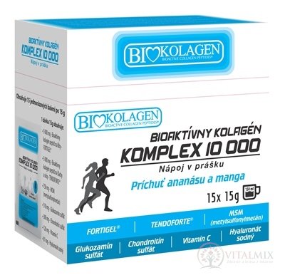 asp bioaktivních kolagen KOMPLEX 10 000 nápoj v prášku, sáčky 15x15 g (225 g)