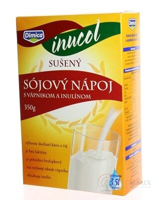 asp SÓJOVÝ NAPOJ INUCOL sušený, s vápníkem a inulinem, 1x350 g